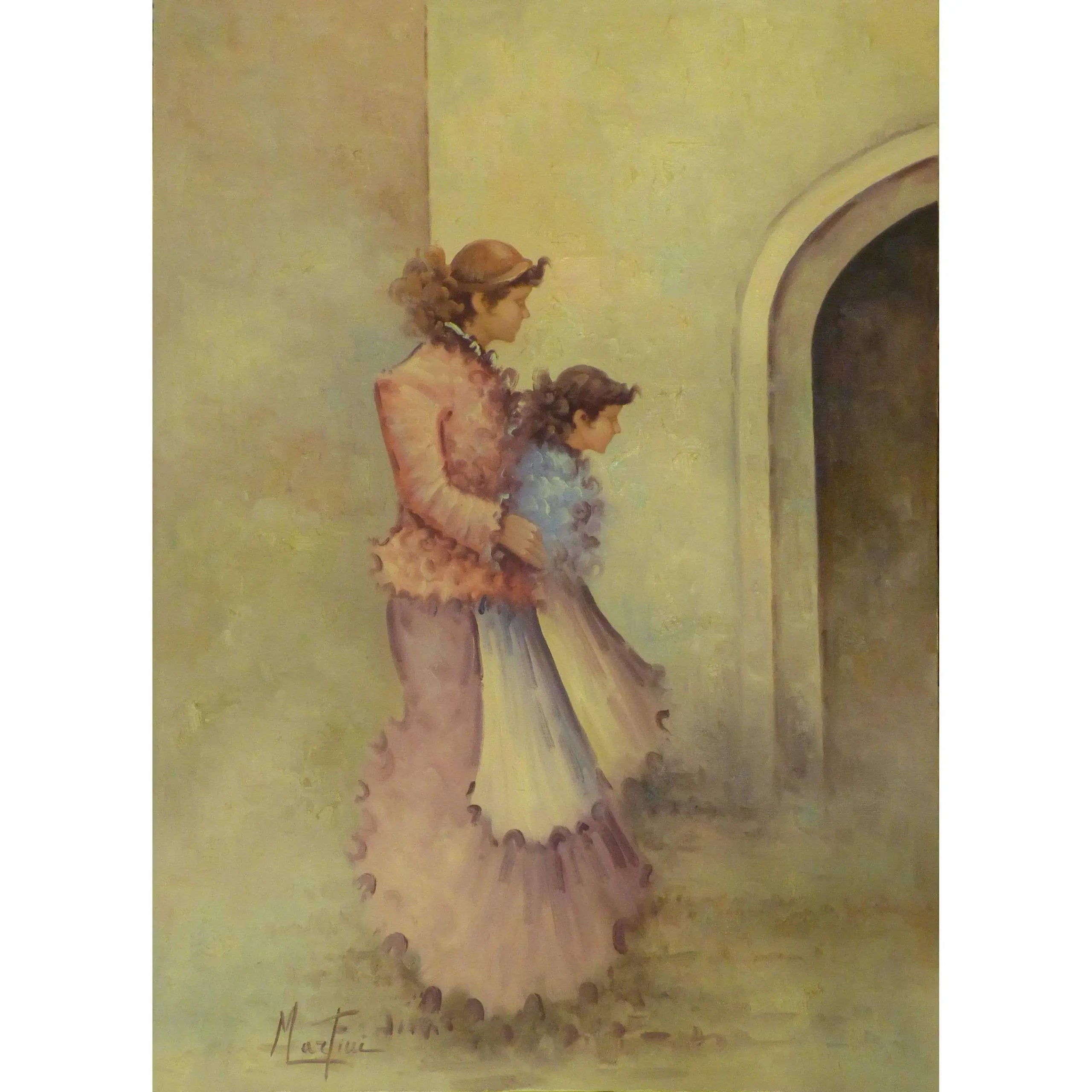 Painting Canvas Wall Art French Oil Painting MAbctilli Ready To Hang For Home Wall Art Decoration 50" X 70" AbcAbcp-212